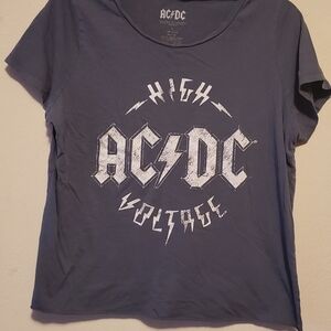 AC/DC Charcoal Graphic Tee